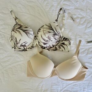 NWT - Soma Embraceable Perfect Coverage Bras (2) Size 36B